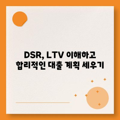 주택담보대출상담,중도상환, DSR, LTV 안내