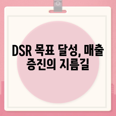 DSR 계산기| 손쉽게 DSR 계산하고 목표 달성하기 | DSR 계산, DSR 분석, DSR 목표, 매출 증진