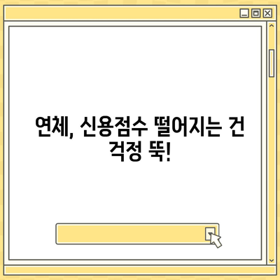 대출 연체, 더 이상 두렵지 않아요! 부정적인 영향 최소화하는 5가지 방법 | 연체, 신용관리, 대출, 금융