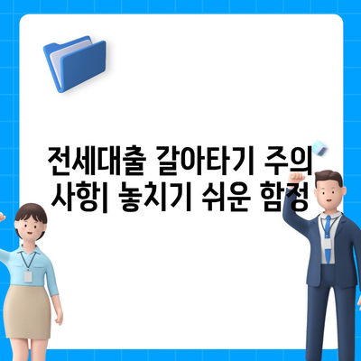 저금리 전세대출 갈아타기로 이자 부담 줄이기| 성공 전략 및 주의 사항 | 전세대출, 금리 비교, 갈아타기, 이자 절감, 대출 상담