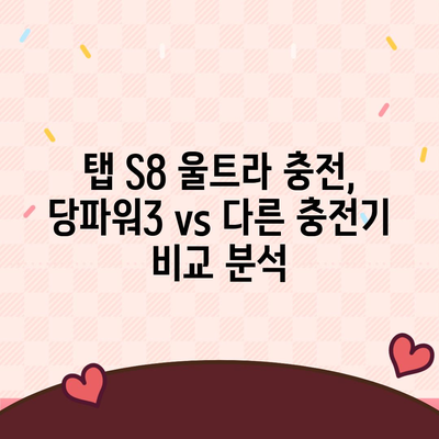 삼성 갤럭시 탭 S8 울트라 당파워3 호환성 및 가격 비교 | 태블릿 충전, 급속 충전, 배터리