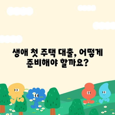 생애 첫 주택! 자금 대출 조건과 금리 비교 분석 | 주택담보대출, 금리 비교, 대출 조건, 생애 최초 주택