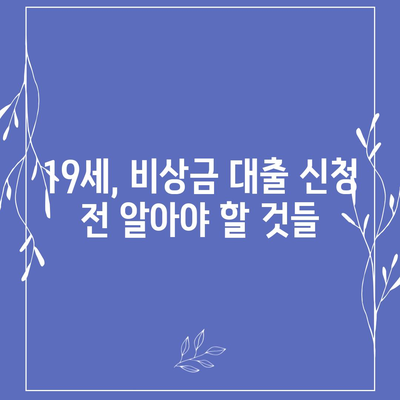 만 19세, 비상금 대출 신청 가능한 곳 알아보기 | 비상금대출, 19세 대출, 신용대출, 소액대출