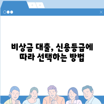 비상금 대출, 어디서 받을 수 있을까요? | 비상금 대출 가능한 곳, 신용대출, 소액대출, 빠른 대출