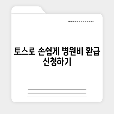 토스로 병원비 돌려받는 방법| 간편하고 빠른 환급 가이드 | 토스, 병원비 환급, 건강보험