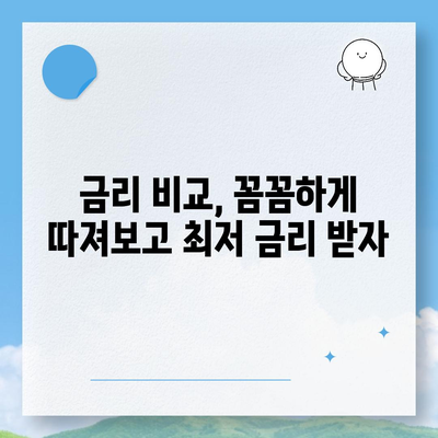 청년 대출 가이드| 나에게 맞는 대출 상품 찾기 | 금리 비교, 조건 분석, 신청 방법