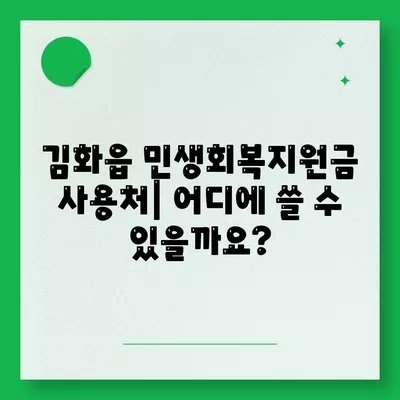 강원도 철원군 김화읍 민생회복지원금 | 신청 | 신청방법 | 대상 | 지급일 | 사용처 | 전국민 | 이재명 | 2024