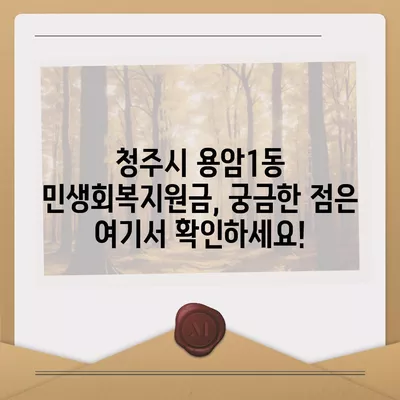 충청북도 청주시 상당구 용암1동 민생회복지원금 | 신청 | 신청방법 | 대상 | 지급일 | 사용처 | 전국민 | 이재명 | 2024