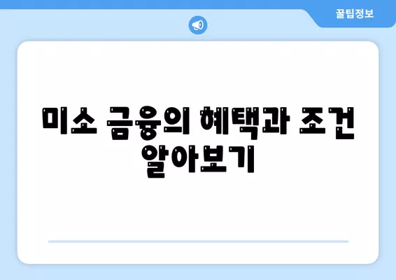 소상공인정책자금 미소 금융 창업 대출 완벽 가이드 | 소상공인 지원, 창업자금, 대출 조건 및 절차