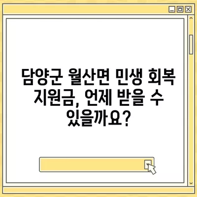 전라남도 담양군 월산면 민생회복지원금 | 신청 | 신청방법 | 대상 | 지급일 | 사용처 | 전국민 | 이재명 | 2024