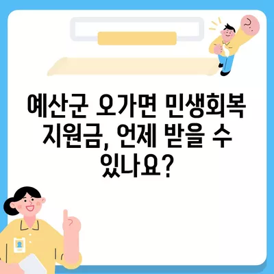 충청남도 예산군 오가면 민생회복지원금 | 신청 | 신청방법 | 대상 | 지급일 | 사용처 | 전국민 | 이재명 | 2024