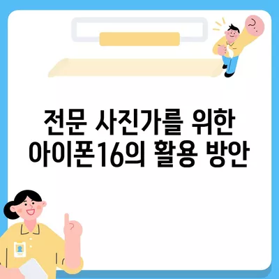 아이폰16 후면 카메라, Pro 모델에 전문적인 사진 기능 제공