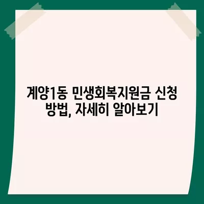 인천시 계양구 계양1동 민생회복지원금 | 신청 | 신청방법 | 대상 | 지급일 | 사용처 | 전국민 | 이재명 | 2024