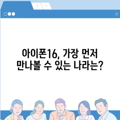 아이폰16 출시일, 가격, 디자인, 1차 출시국 총정리