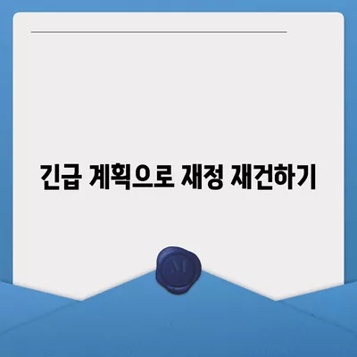 연체 대출에 대한 긴급 계획 수립의 중요성 | 재정 관리, 신용 회복, 대출 전략