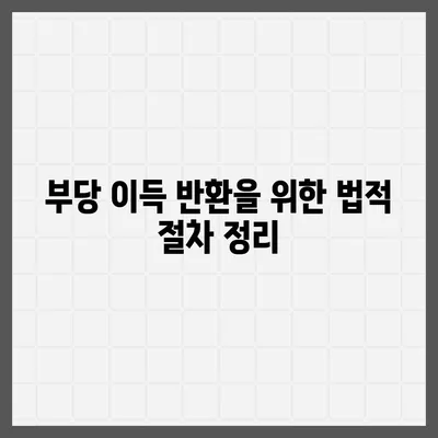 불법 금융 대출 이자 피해와 부당 이득 반환 해결 방법 | 피해 사례, 법적 대응, 금융 사기 예방 방법