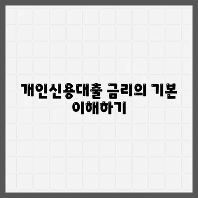 개인신용대출 금리 및 한도 비교| 최적의 맞춤 대출 찾기 가이드 | 대출 금리, 개인신용, 금융정보