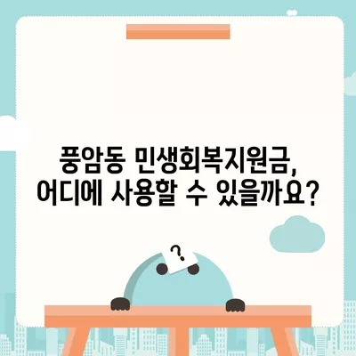 광주시 서구 풍암동 민생회복지원금 | 신청 | 신청방법 | 대상 | 지급일 | 사용처 | 전국민 | 이재명 | 2024