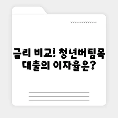 청년버팀목 전세자금대출 조건과 금리, 중도해지 시 주의사항 가이드 | 청년 지원, 주택 금융, 대출 정보