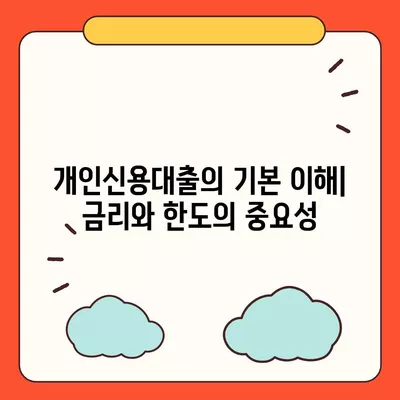 개인신용대출 금리 및 한도 비교| 맞춤형 대출 탐색을 위한 완벽 가이드 | 개인신용대출, 금리비교, 대출한도