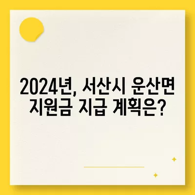 충청남도 서산시 운산면 민생회복지원금 | 신청 | 신청방법 | 대상 | 지급일 | 사용처 | 전국민 | 이재명 | 2024