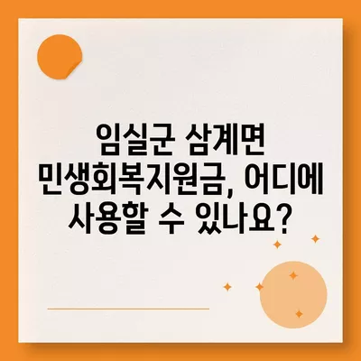 전라북도 임실군 삼계면 민생회복지원금 | 신청 | 신청방법 | 대상 | 지급일 | 사용처 | 전국민 | 이재명 | 2024