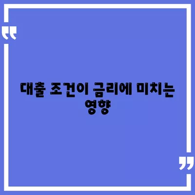 부동산 담보대출로 필요한 만큼 금리 비교하기 | 금리, 대출 조건, 재무 관리 팁