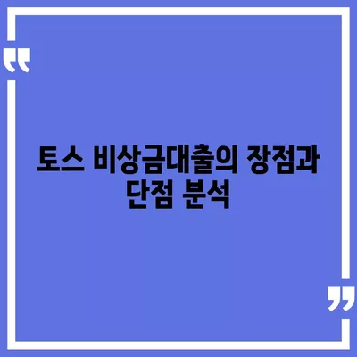 토스 비상금대출 신청 방법 및 유의사항 완벽 가이드 | 금리, 한도, 대출 조건"