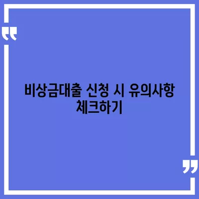 카카오뱅크 비상금대출 조건 완벽 가이드 | 대출 종류, 이자율, 신청 방법"