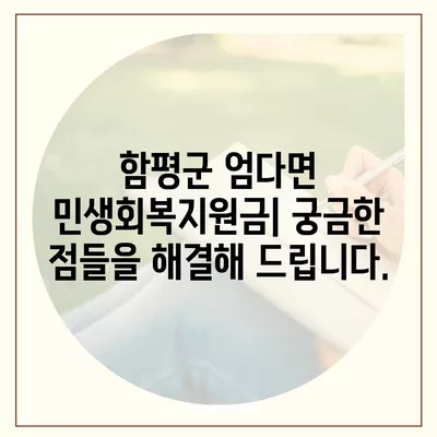 전라남도 함평군 엄다면 민생회복지원금 | 신청 | 신청방법 | 대상 | 지급일 | 사용처 | 전국민 | 이재명 | 2024