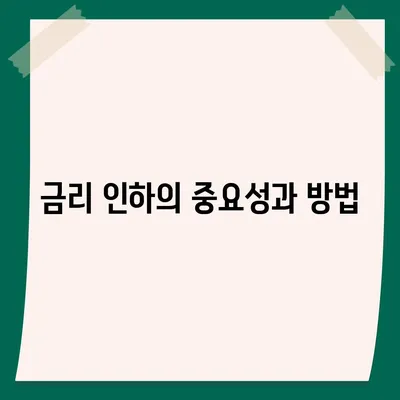 개인신용대출의 금리 및 한도 비교하는 방법 | 대출, 금리, 한도, 금융 가이드