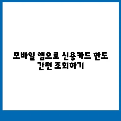 신용카드 한도 확인하는 방법! 정확한 한도를 알아보는 팁 | 신용카드, 금융, 절약 방법