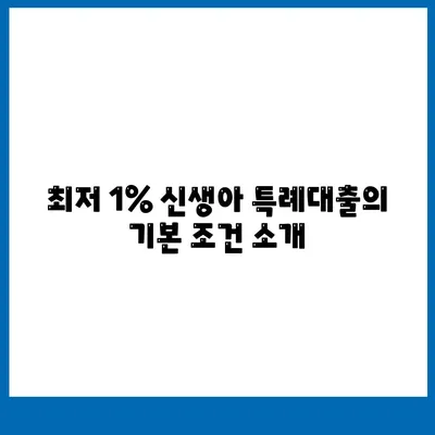 최저 1% 신생아 특례대출 대환 자격 완벽 가이드 | 대출 자격, 신생아 지원, 금융 혜택