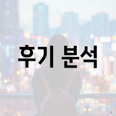 후기 분석