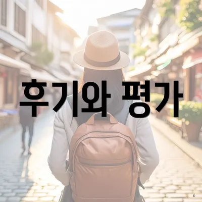 후기와 평가