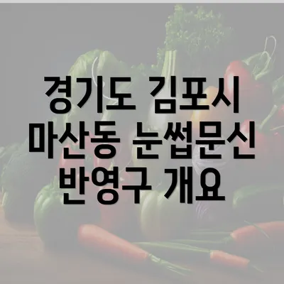 경기도 김포시 마산동 눈썹문신 반영구 개요