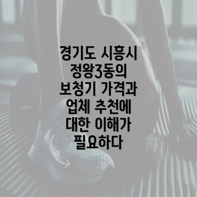 경기도 시흥시 정왕3동의 보청기 가격과 업체 추천에 대한 이해가 필요하다