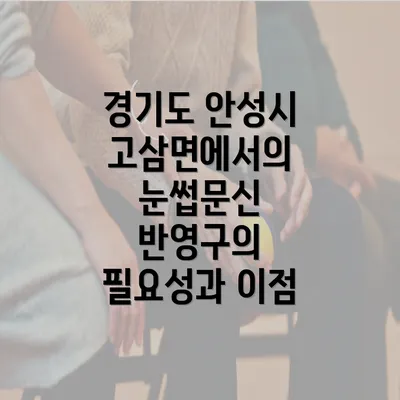 경기도 안성시 고삼면에서의 눈썹문신 반영구의 필요성과 이점