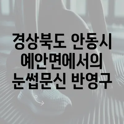 경상북도 안동시 예안면에서의 눈썹문신 반영구