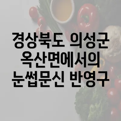 경상북도 의성군 옥산면에서의 눈썹문신 반영구