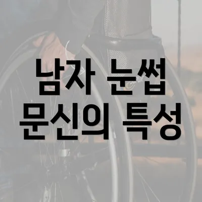 남자 눈썹 문신의 특성