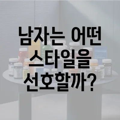 남자는 어떤 스타일을 선호할까?