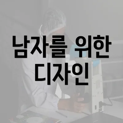 남자를 위한 디자인