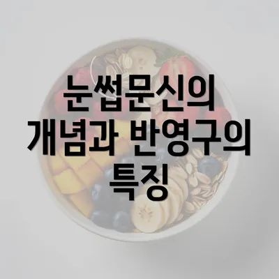 눈썹문신의 개념과 반영구의 특징