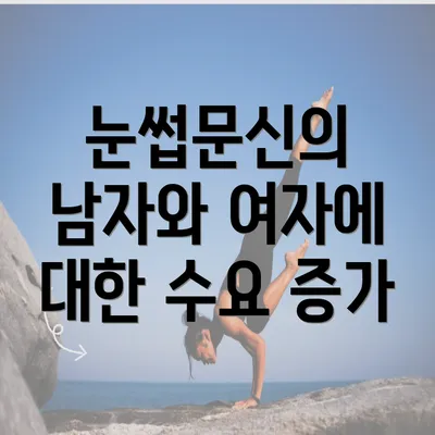 눈썹문신의 남자와 여자에 대한 수요 증가