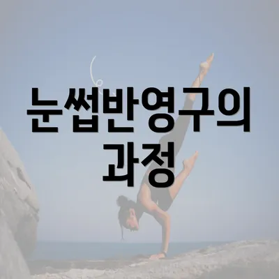 눈썹반영구의 과정