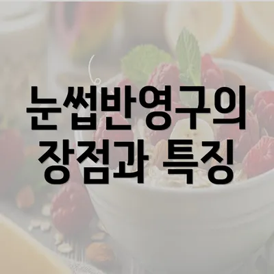 눈썹반영구의 장점과 특징