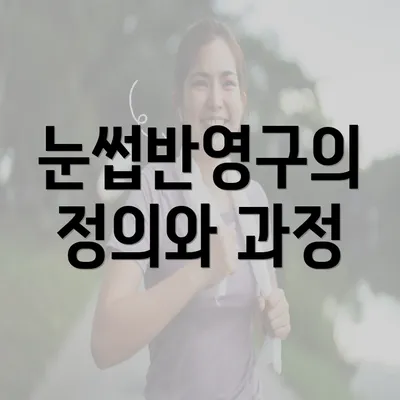 눈썹반영구의 정의와 과정