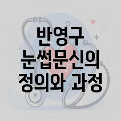 반영구 눈썹문신의 정의와 과정