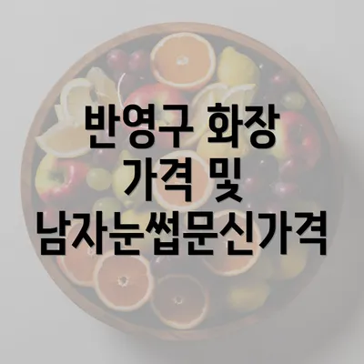 반영구 화장 가격 및 남자눈썹문신가격